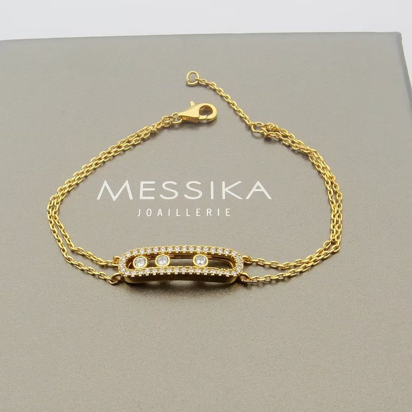 [⭐Shinejoy] Move Classique pavé bracelet