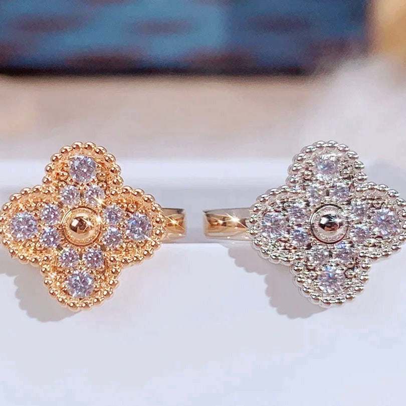 [⭐Shinejoy]CLOVER DIAMOND RING