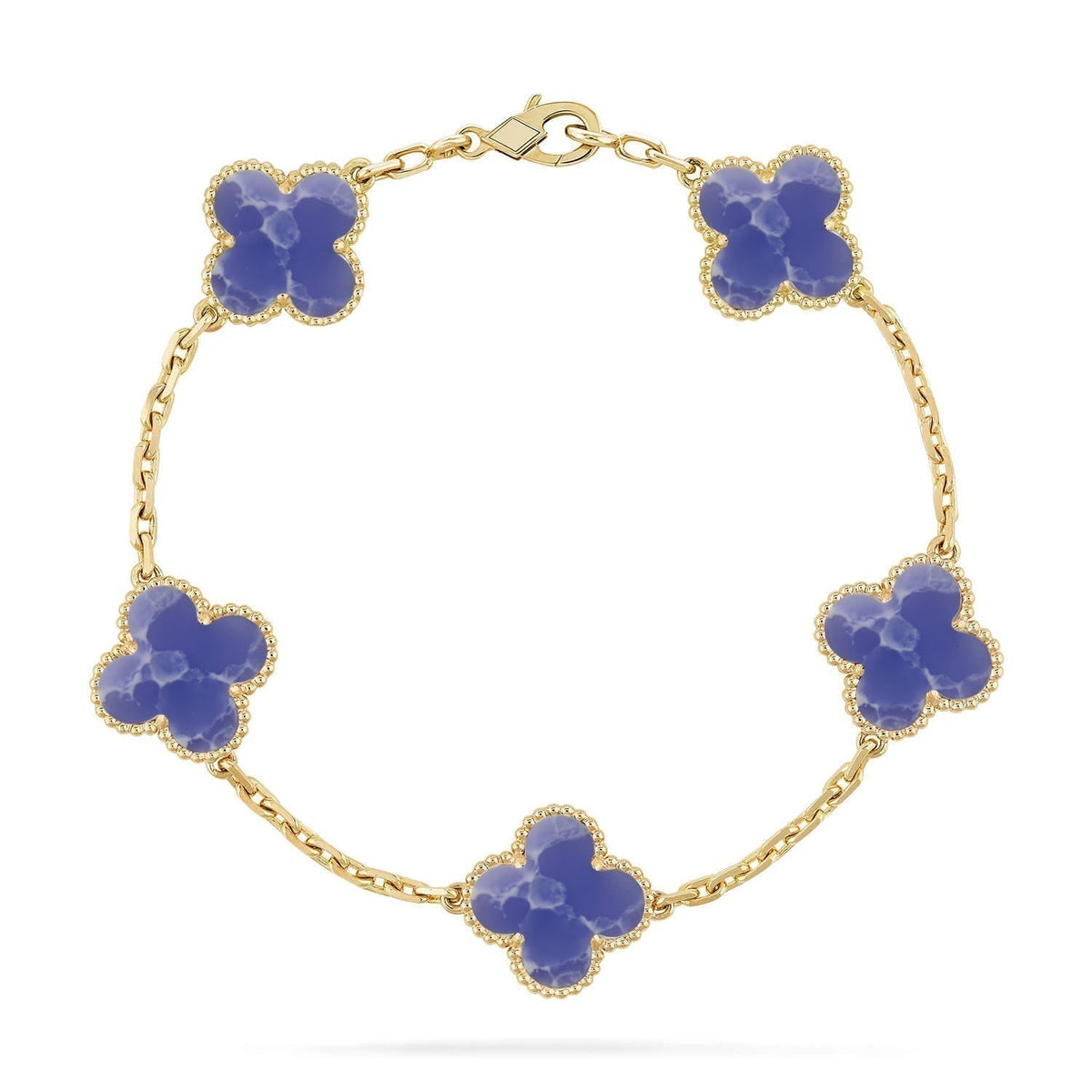 [⭐Shinejoy]CLOVER 5 MOTIF BLUE VEINS BRACELET COLLECTION