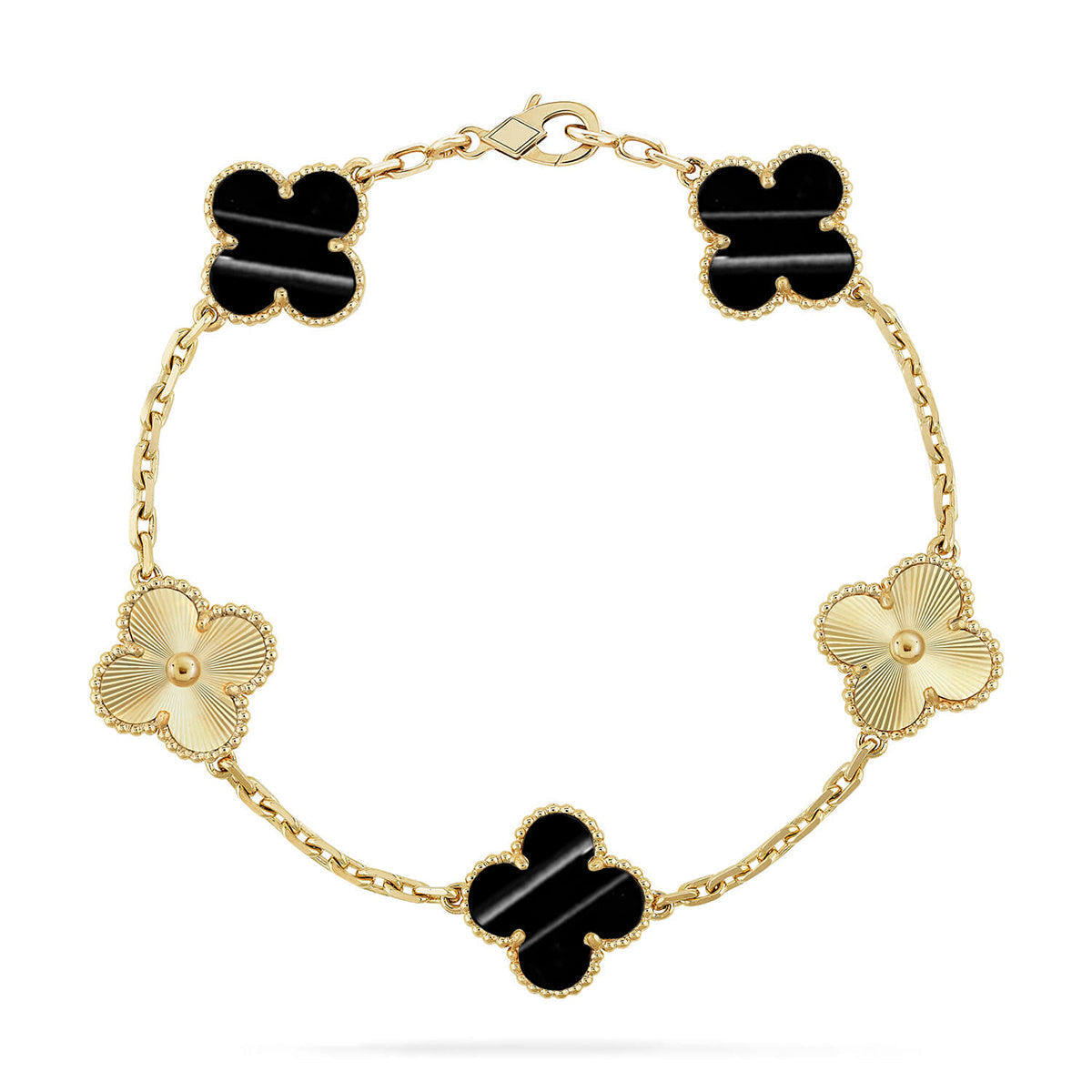 [⭐Shinejoy] CLOVER 5 MOTIF PULSAR STONE BRACELET COLLECTION