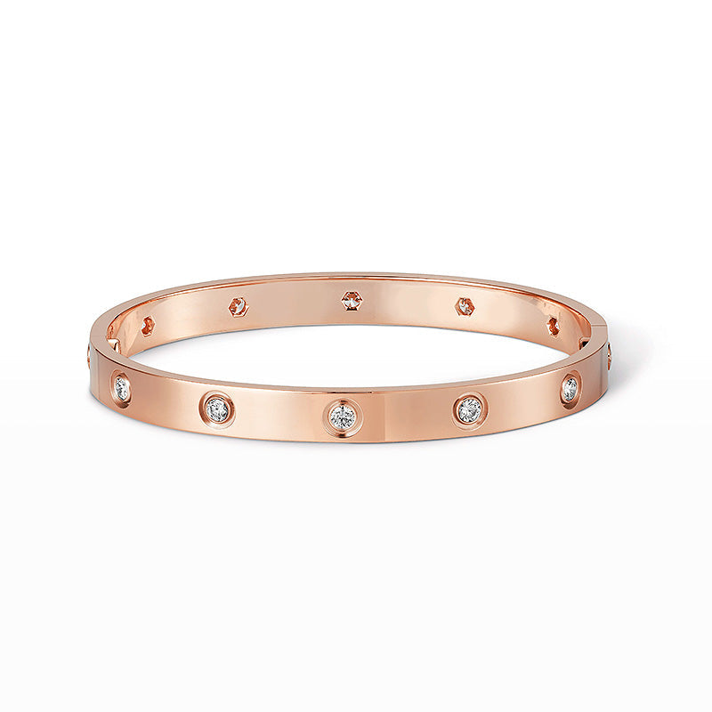 [⭐Shinejoy]LOVE BRACELET 6.1MM 10 DIAMONDS