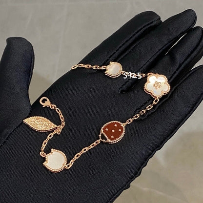 [⭐Shinejoy]LUCKY SPRING 5 MOTIF BRACELET