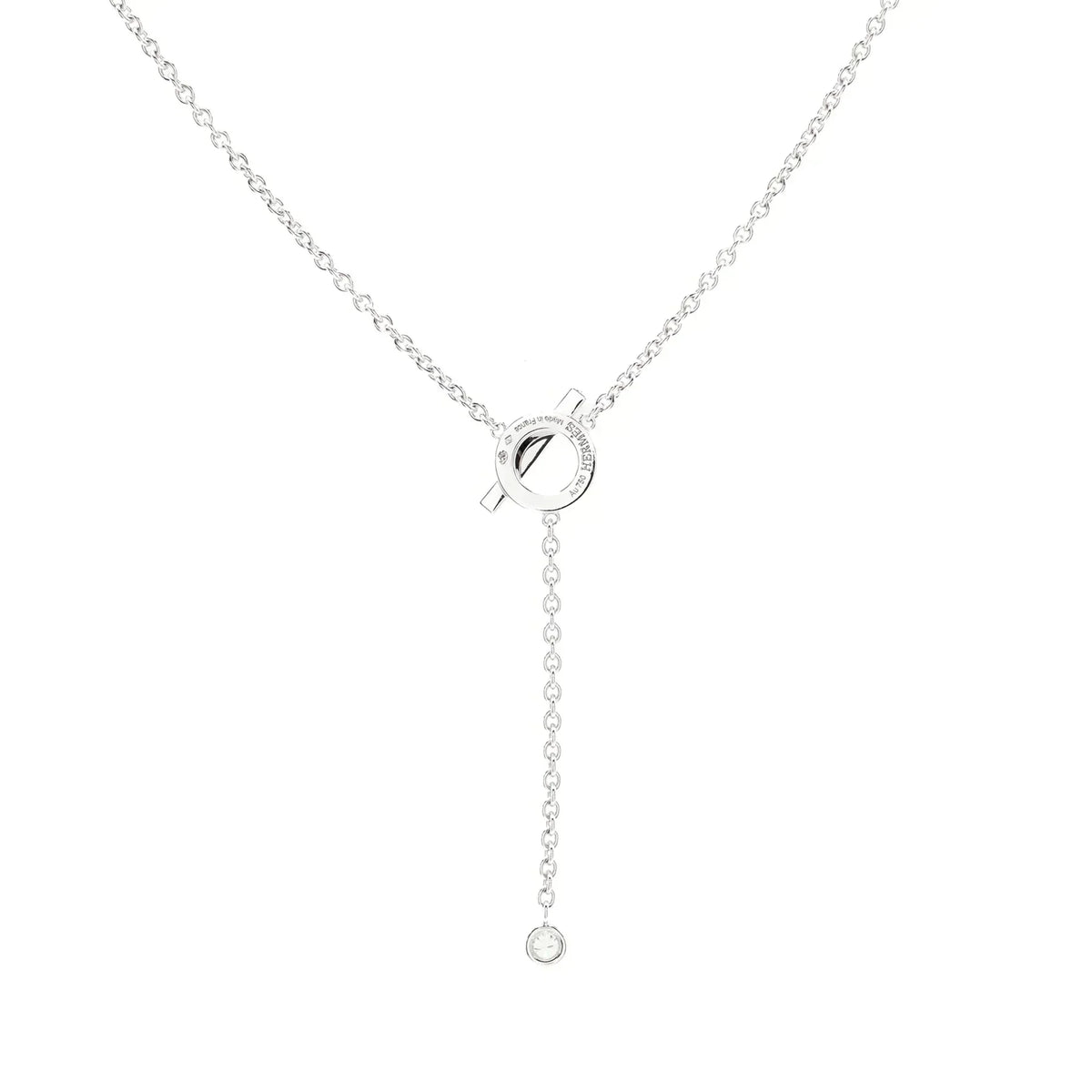 [⭐Shinejoy]FINESSE SILVER DIAMOND NECKLACE