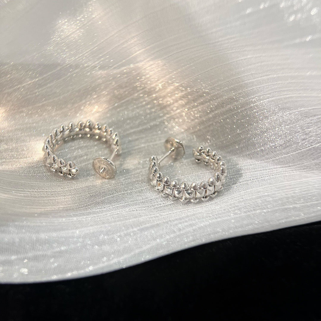 [⭐Shinejoy]CLASH SMALL HOOP EARRINGS