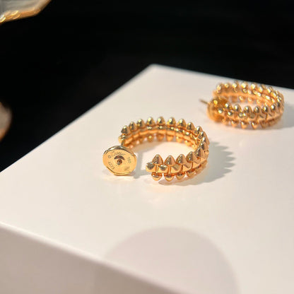 [⭐Shinejoy]CLASH SMALL HOOP EARRINGS