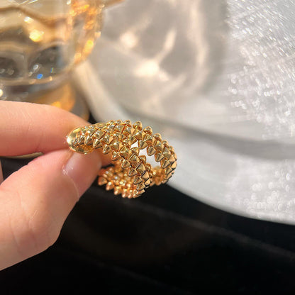 [⭐Shinejoy]CLASH SMALL HOOP EARRINGS