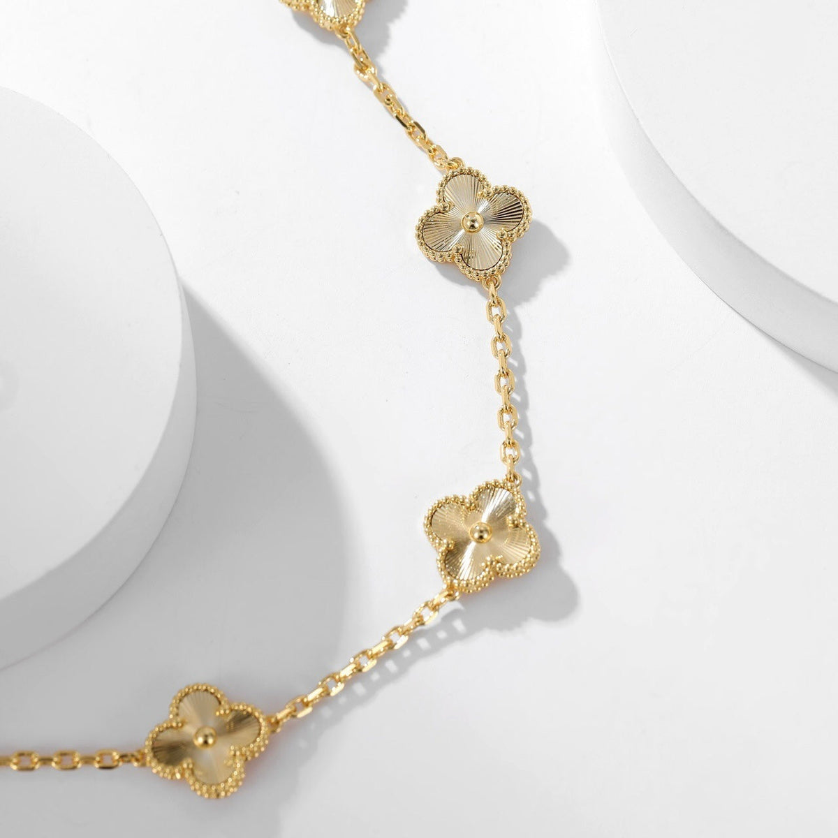 [⭐Shinejoy]CLOVER 10 MOTIFS LASER NECKLACE