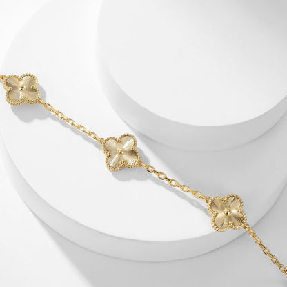 [⭐Shinejoy]CLOVER 10 MOTIFS LASER NECKLACE