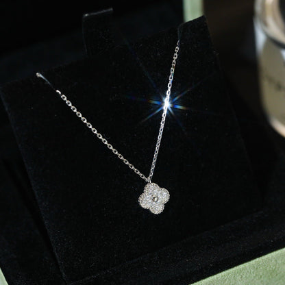 [⭐Shinejoy]CLOVER MINI 9.5MM PENDANT DIAMOND NECKLACE