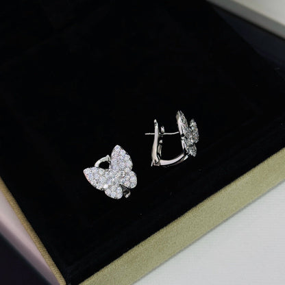 [⭐Shinejoy]BUTTERFLY ALL DIAMOND EARRINGS