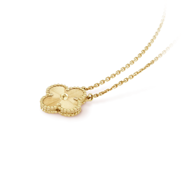 [⭐Shinejoy]CLOVER 15MM LASER NECKLACE