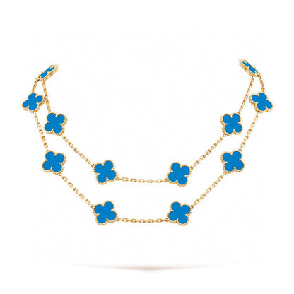 [⭐Shinejoy]CLOVER 20 MOTIFS TURQUOISE GOLD