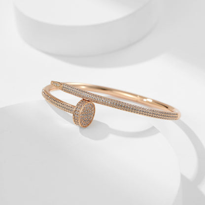 [⭐Shinejoy]JUSTE BRACELET 3.5MM ALL DIAMONDS