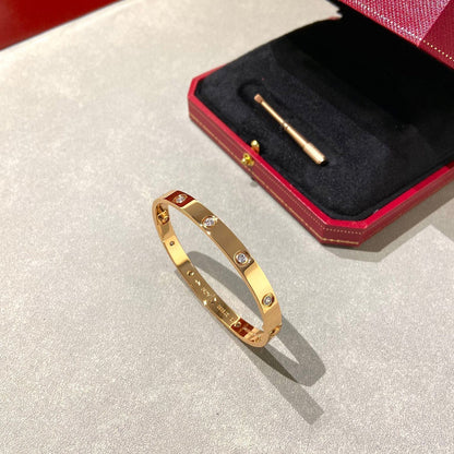 [⭐Shinejoy]LOVE BRACELET 6.1MM 10 DIAMONDS