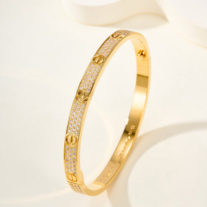 [⭐Shinejoy]LOVE BRACELET 4.8MM DIAMOND-PAVED
