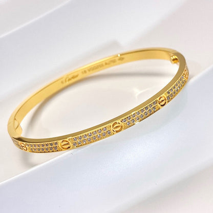 [⭐Shinejoy]LOVE BRACELET 3.65MM DIAMOND-PAVED