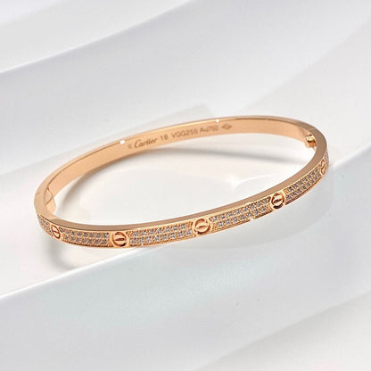 [⭐Shinejoy]LOVE BRACELET 3.65MM DIAMOND-PAVED