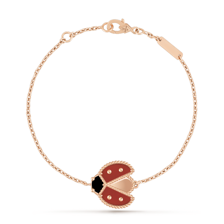 [⭐Shinejoy]LUCKY SPRING 1 MOTIF PINK GOLD BRACELET