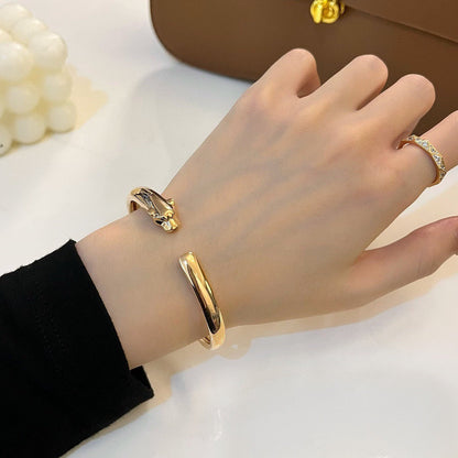 [⭐Shinejoy]PANTHERE OPEN BRACELET
