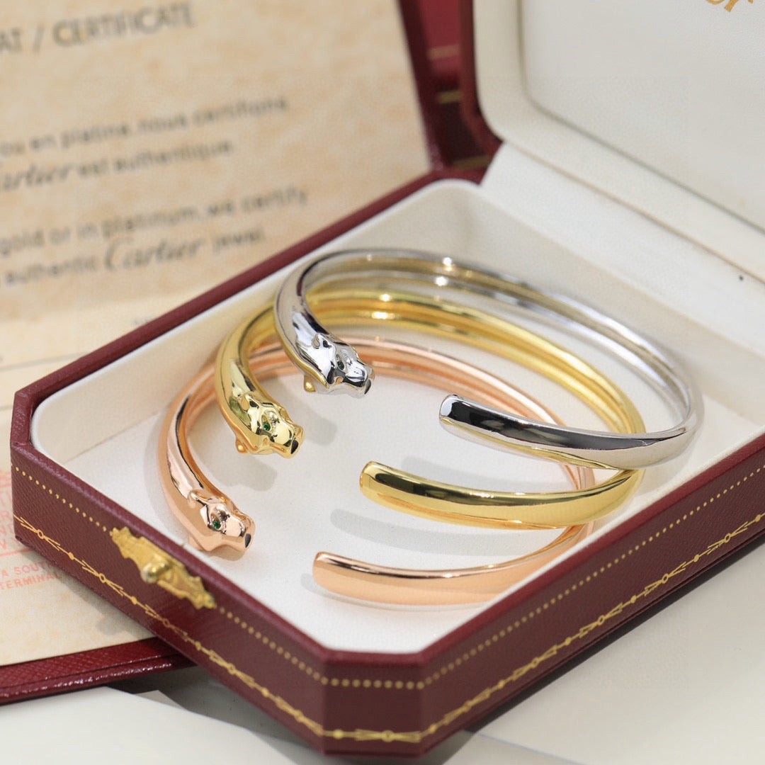 [⭐Shinejoy]PANTHERE OPEN BRACELET