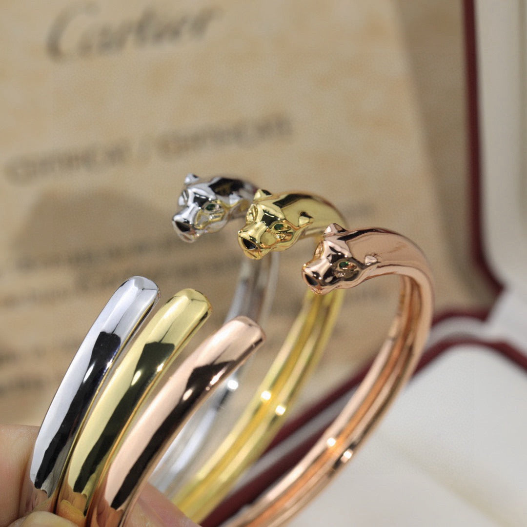 [⭐Shinejoy]PANTHERE OPEN BRACELET