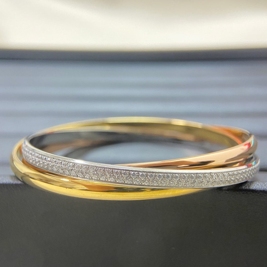 [⭐Shinejoy]TRINITY 2.8MM SMALL BRACELET