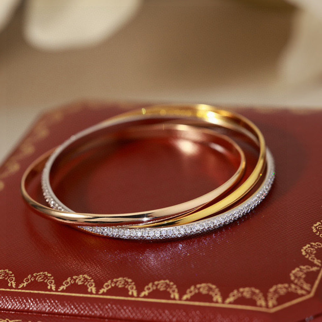 [⭐Shinejoy]TRINITY 2.8MM SMALL BRACELET