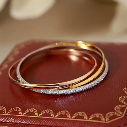 [⭐Shinejoy]TRINITY 2.8MM SMALL BRACELET