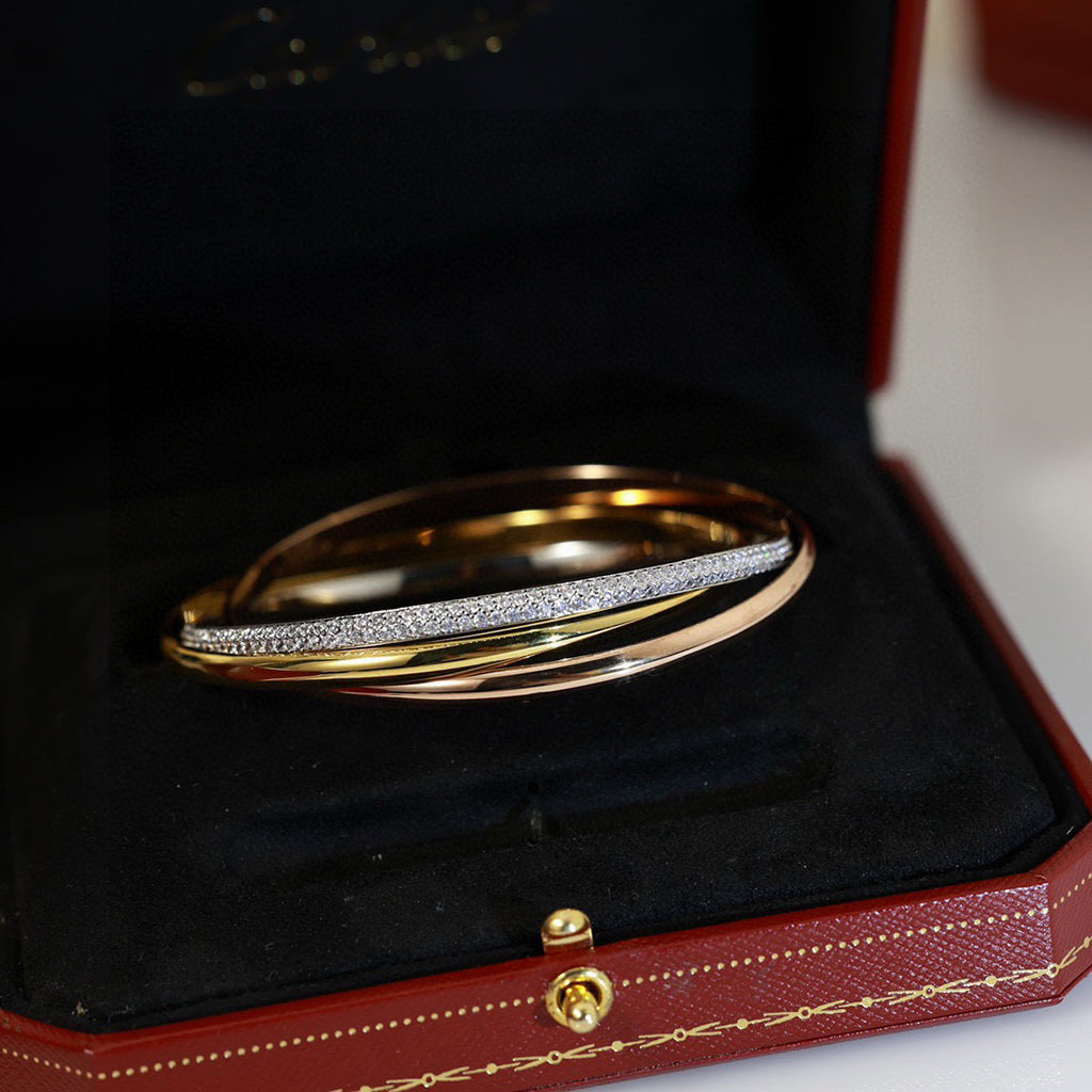 [⭐Shinejoy]TRINITY 2.8MM SMALL BRACELET