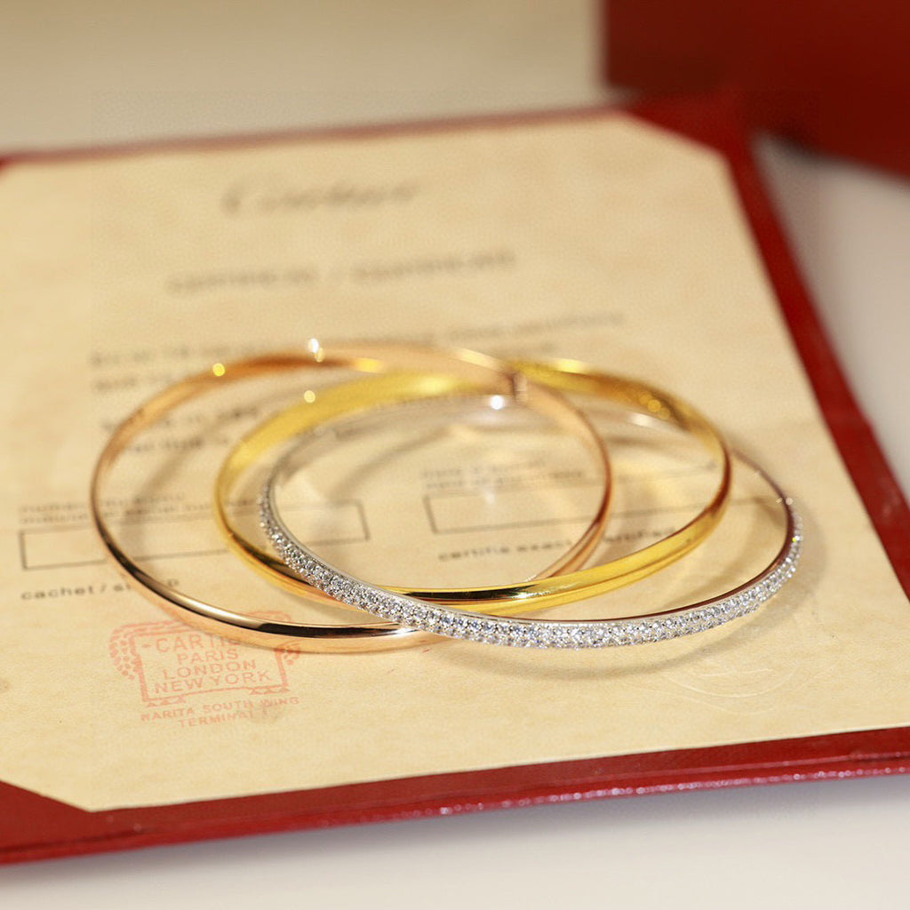 [⭐Shinejoy]TRINITY 2.8MM SMALL BRACELET