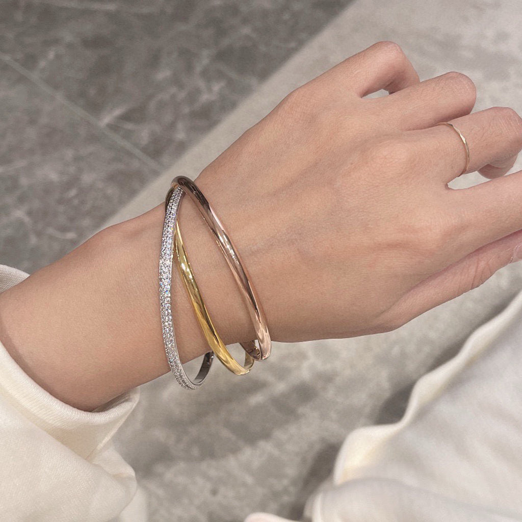 [⭐Shinejoy]TRINITY 2.8MM SMALL BRACELET