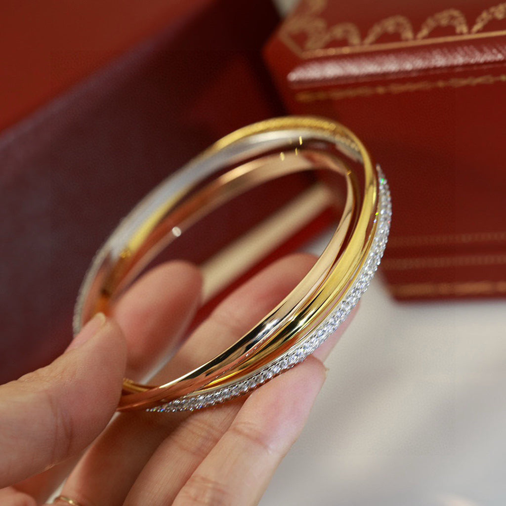 [⭐Shinejoy]TRINITY 2.8MM SMALL BRACELET