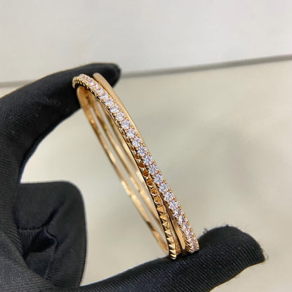 [⭐Shinejoy]ETINCELLE HALF-PAVED DIAMOND BRACELET