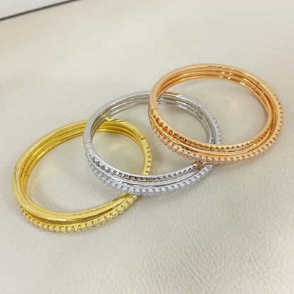 [⭐Shinejoy]ETINCELLE HALF-PAVED DIAMOND BRACELET