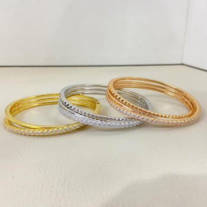 [⭐Shinejoy]ETINCELLE HALF-PAVED DIAMOND BRACELET