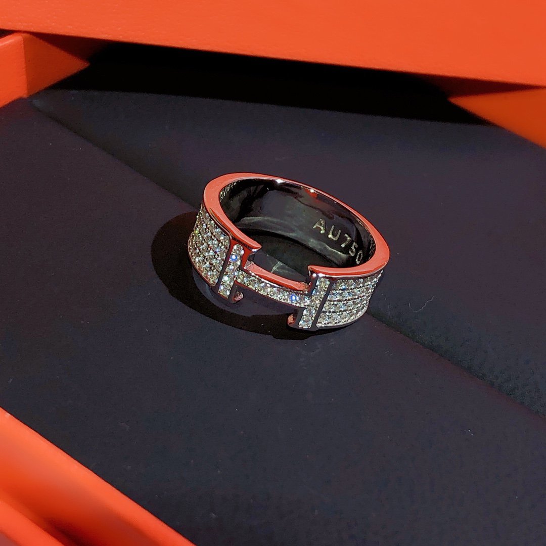 [⭐Shinejoy]H RING FULL DIAMOND