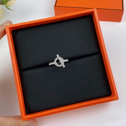 [⭐Shinejoy]ECHAPPEE RING SILVER DIAMOND