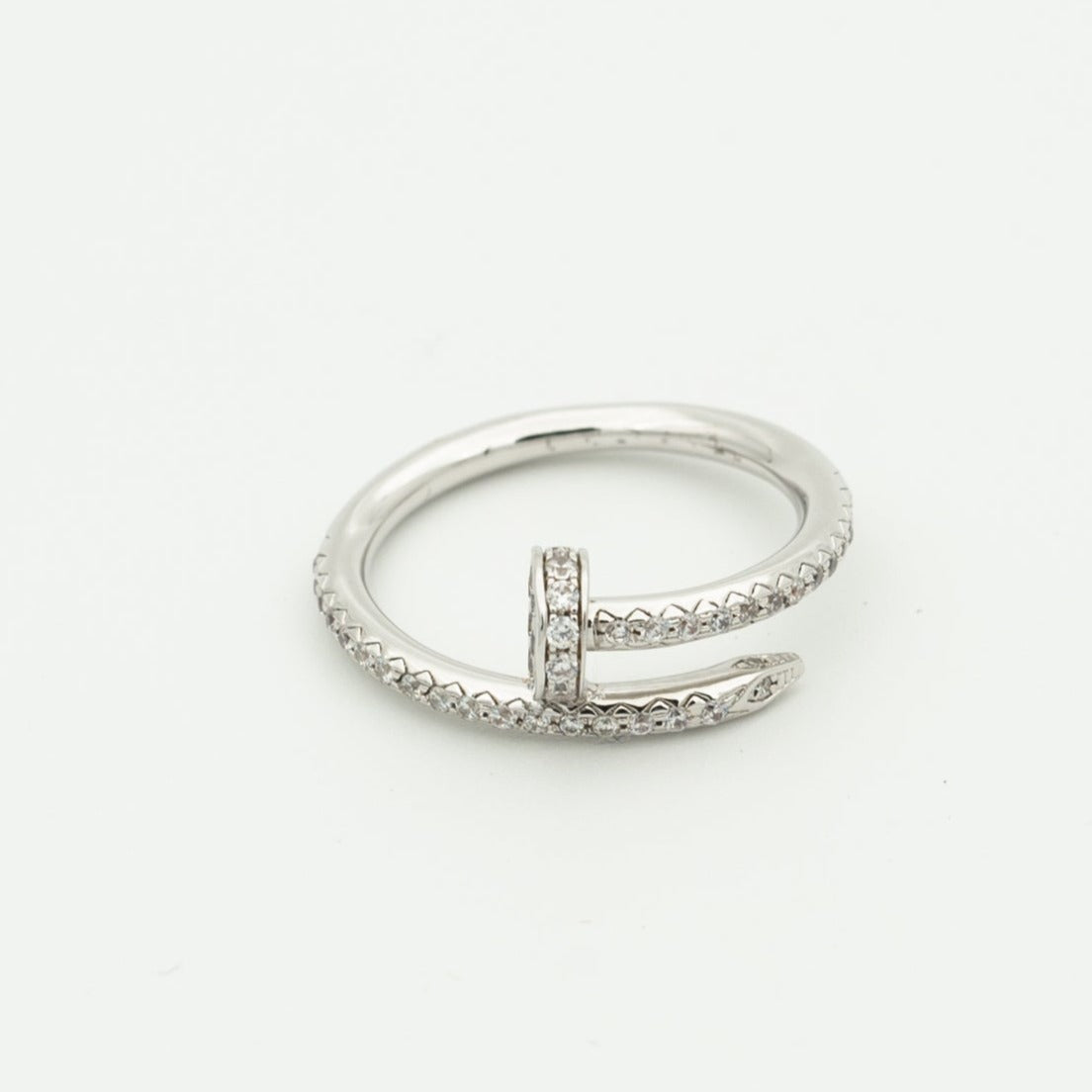 [⭐Shinejoy]JUSTE RING 1.8MM SILVER DIAMONDS