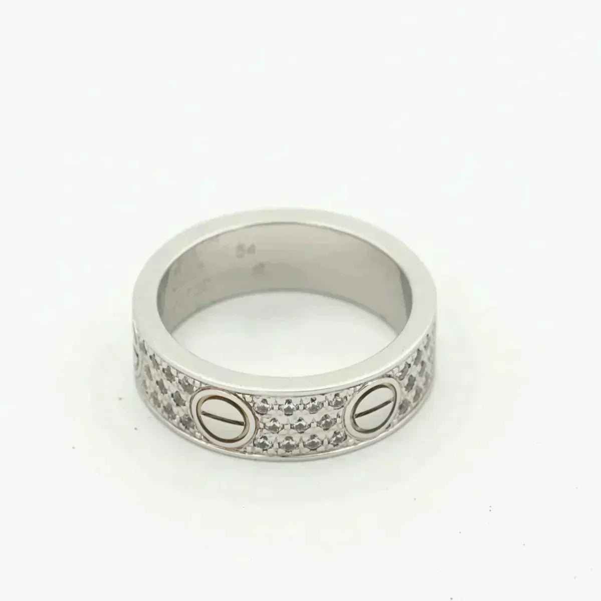 [⭐Shinejoy]LOVE RING 5.5MM DIAMONDS PAVED