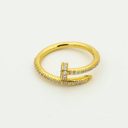 [⭐Shinejoy]JUSTE RING 1.8MM GOLD DIAMONDS