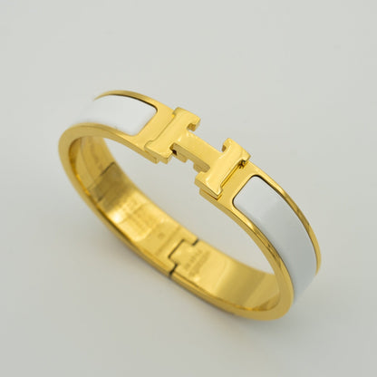[⭐Shinejoy]H WHITE BRACELET