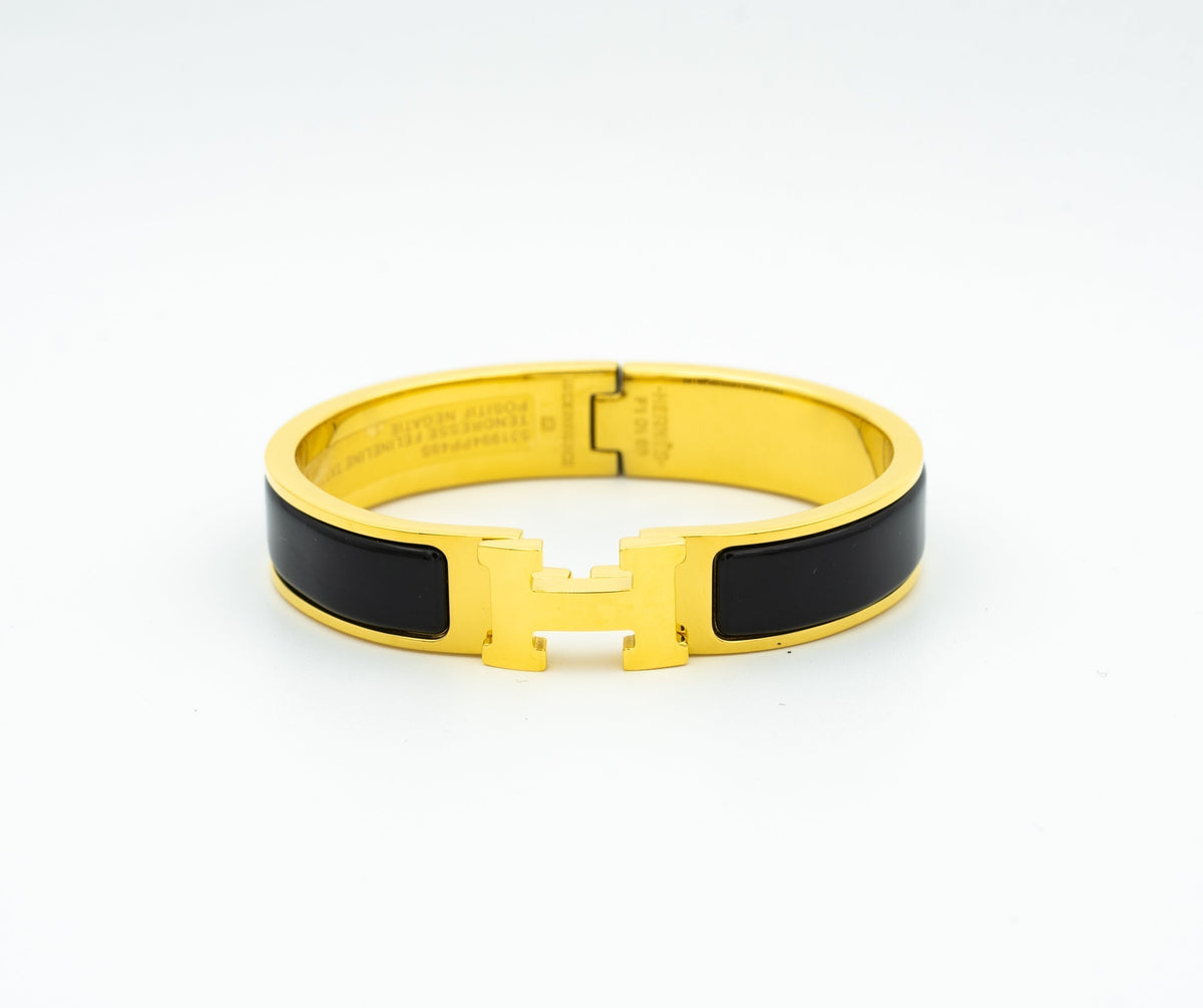 [⭐Shinejoy]H BLACK BRACELET