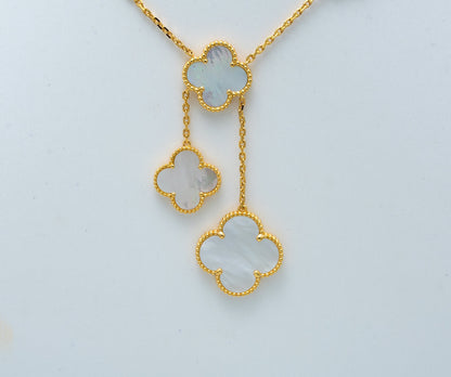 [⭐Shinejoy]CLOVER MOTHER OF PEARL NECKLACE 6 MOTIF