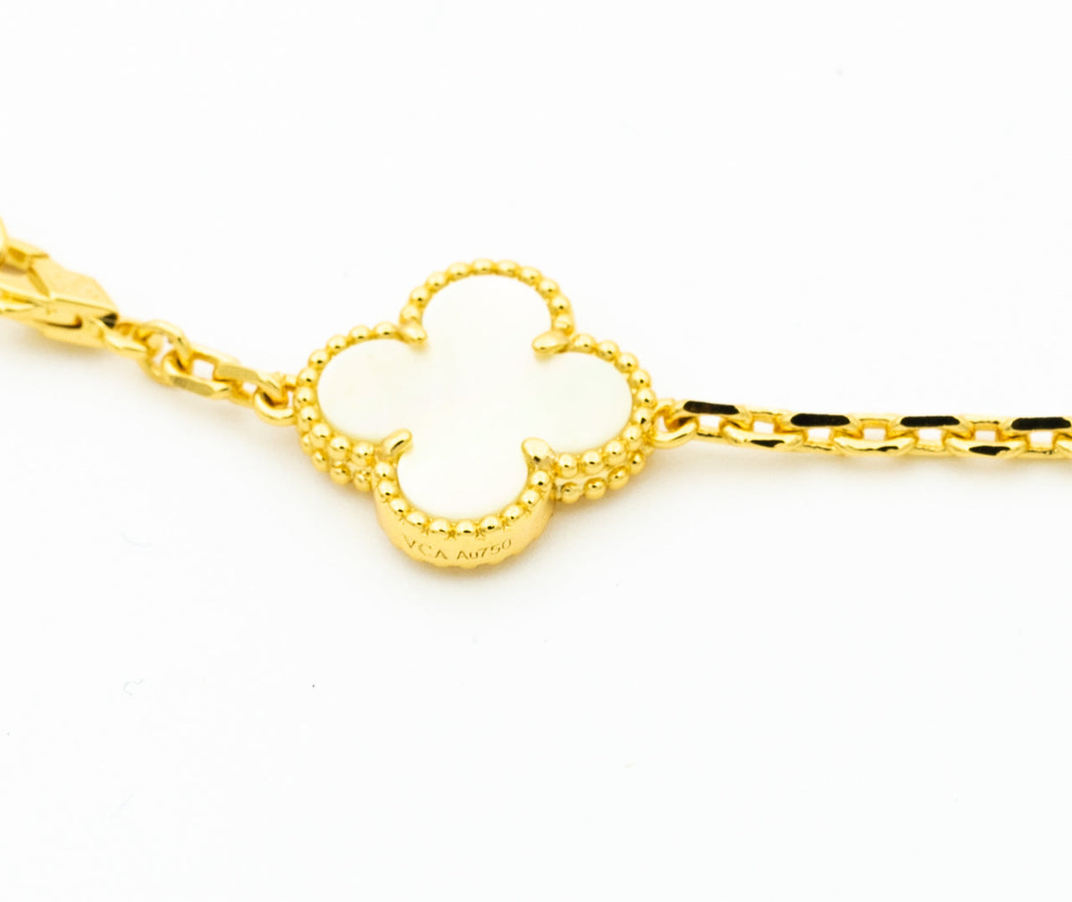 [⭐Shinejoy]CLOVER BRACELET 5 MOTIFS ONYX MOP