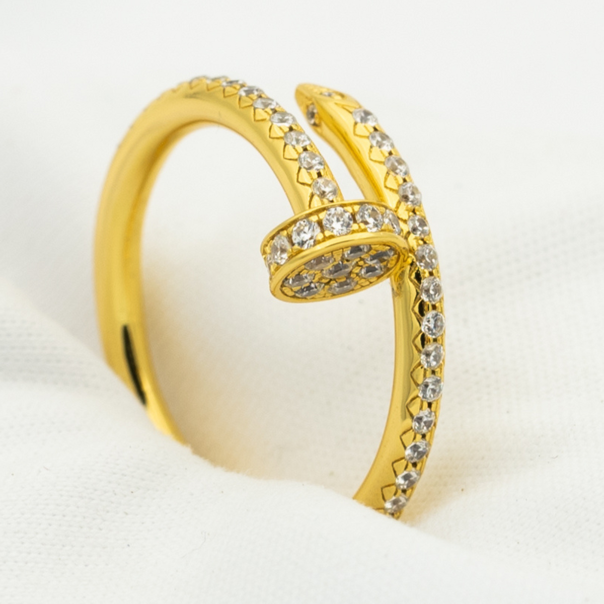 [⭐Shinejoy]JUSTE RING 1.8MM GOLD DIAMONDS