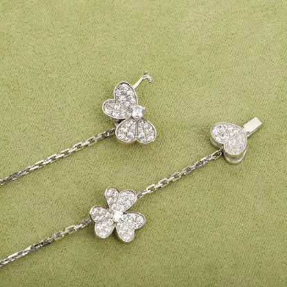 [⭐Shinejoy]FRIVOLE SILVER 9 FLOWERS NECKLACE