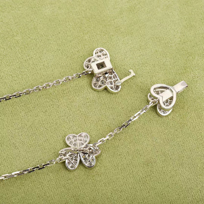 [⭐Shinejoy]FRIVOLE SILVER 9 FLOWERS NECKLACE