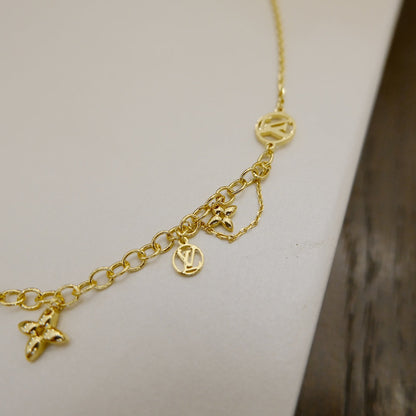 [⭐Shinejoy]BLOOMING SUPPLE NECKLACE BRASS