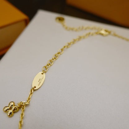[⭐Shinejoy]BLOOMING SUPPLE NECKLACE BRASS