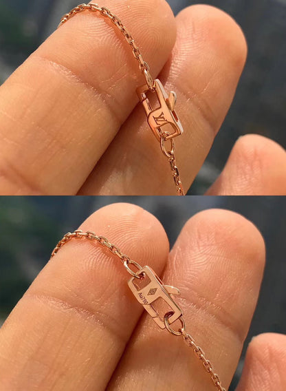 [⭐Shinejoy]BLOSSOM PENDANT PINK GOLD AND DIAMOND